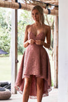 Marilyn Lace Dress (Mauve) - BEST SELLING