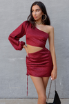 *Monrow Dress (Wine)