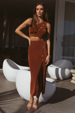 *Moss Crop Top (Copper)