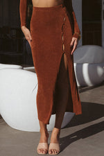*Moss Midi Skirt (Copper)