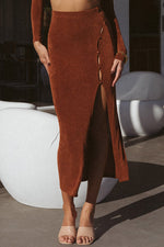 *Moss Midi Skirt (Copper)