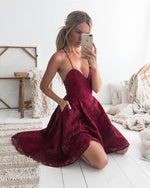 Marilyn Dress (Wine) - BEST SELLING