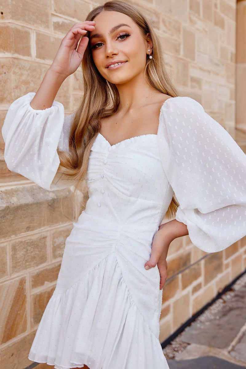 Merella Dress (White) - SAMPLE SALE