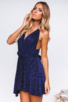 The Perfect Date Ribbed Dress (Navy)