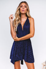 The Perfect Date Ribbed Dress (Navy)