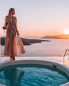 Nala Glitter Gown Dress (Rose Gold)