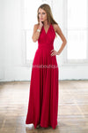 The Perfect Date Multiway Maxi Dress (Red)