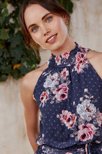 Pip Dress (Navy Floral)