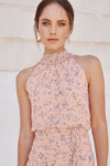 Pip Midi Dress (Pink Floral)