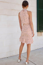 Pip Midi Dress (Pink Floral)