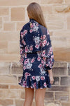 Piper Dress (Navy Floral)