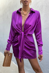 *Ruby Shirt Dress (Violet)