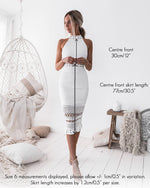 Rivers Midi Dress (White) -  BEST SELLING