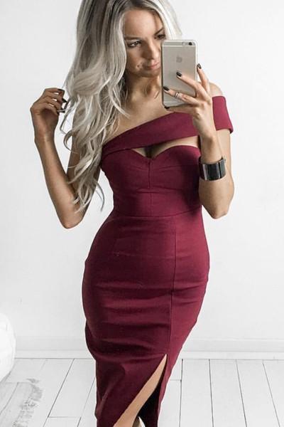 In My Love Dress (Burgundy)