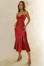 *Shayanne Slip Dress (Rootbeer)