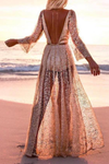 Nala Glitter Gown Dress (Gold)