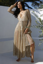 Nala Glitter Gown Dress (Gold)