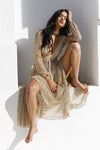 Nala Glitter Gown Dress (Gold)