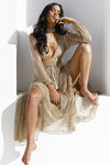 Nala Glitter Gown Dress (Gold)