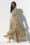 Nala Glitter Gown Dress (Gold)