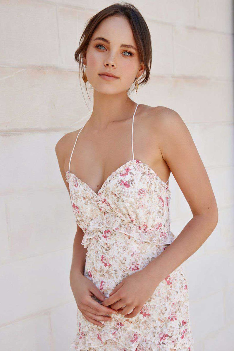 Samantha Dress (Pink Floral)
