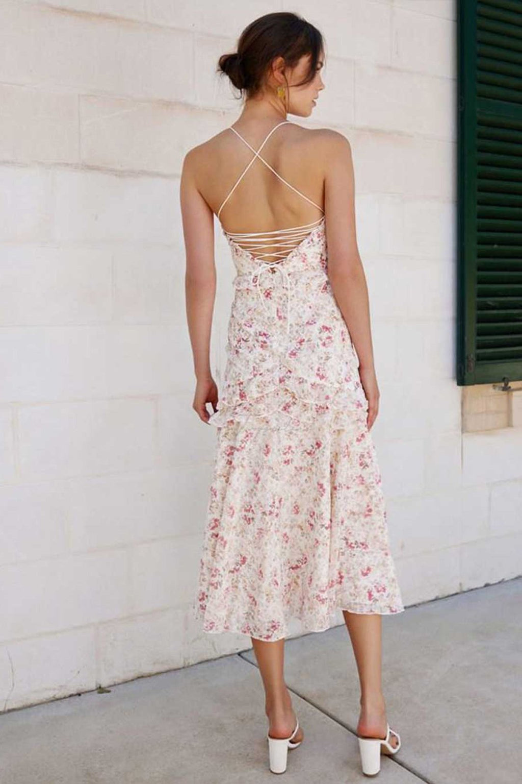 Samantha Dress (Pink Floral)