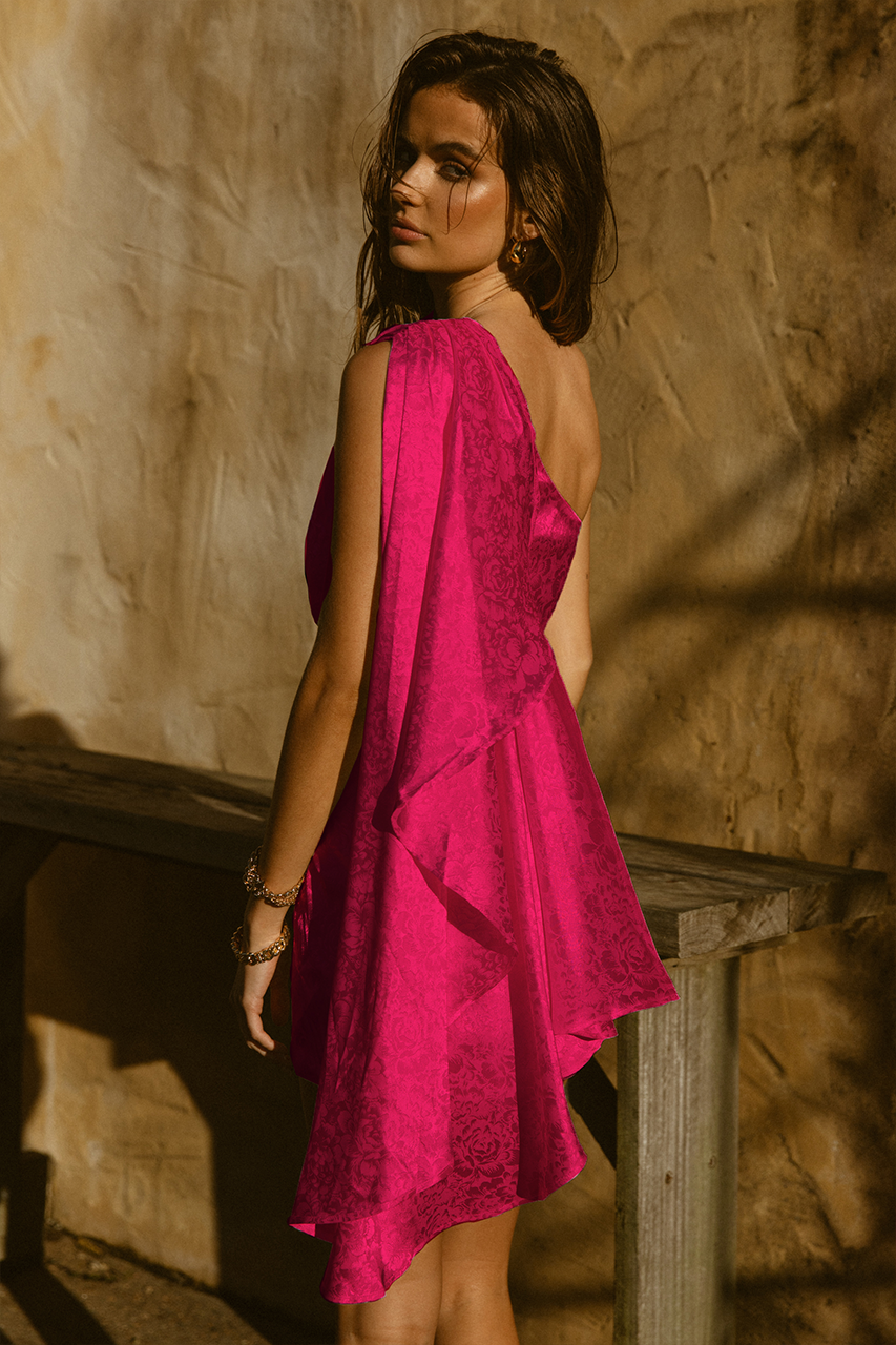 Serita Dress (Fuchsia)