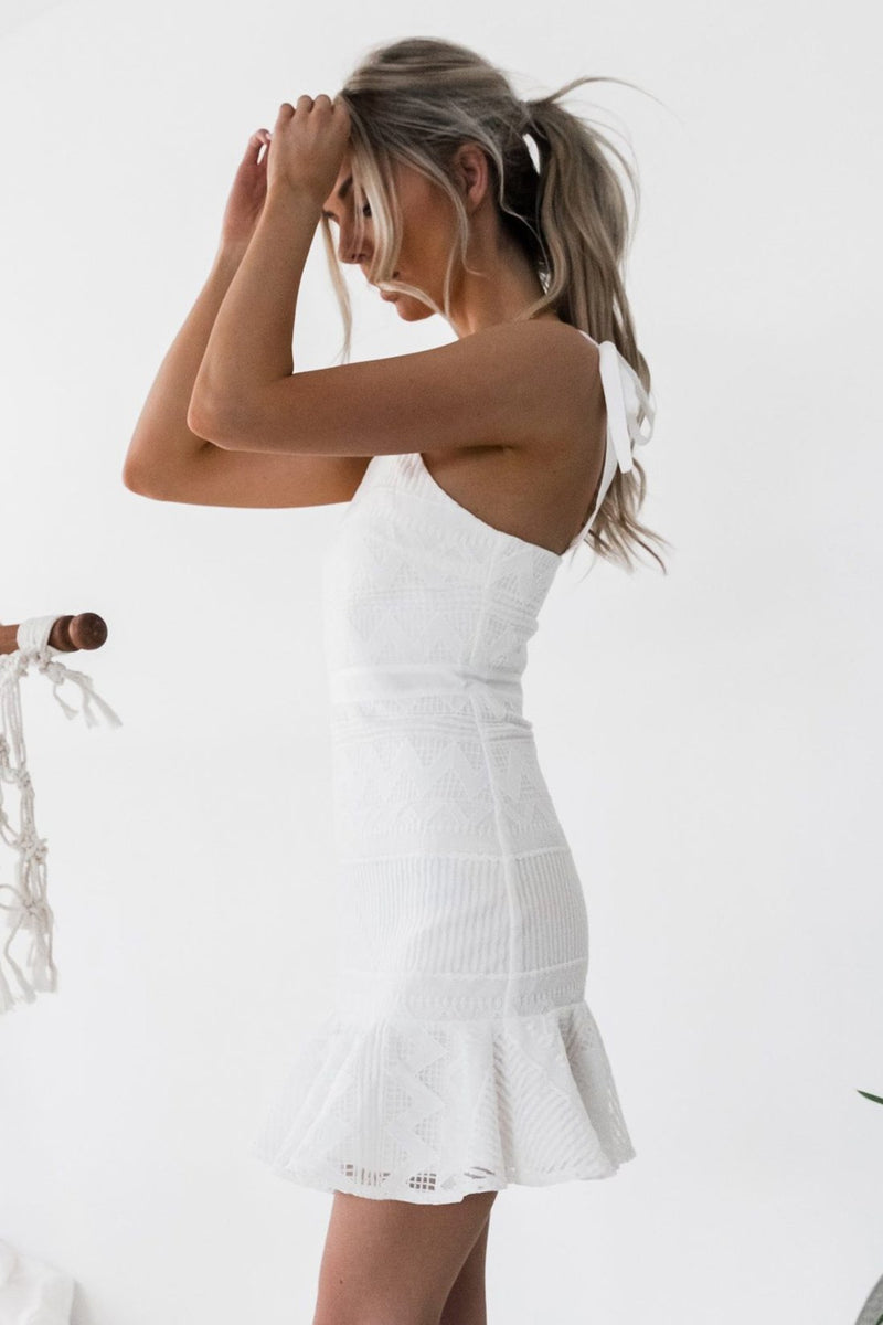 Shona Dress (White) - BEST SELLING