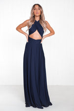 The Perfect Date Multiway Maxi Dress (Navy)
