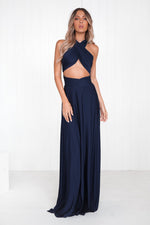 The Perfect Date Multiway Maxi Dress (Navy)