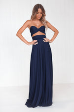 The Perfect Date Multiway Maxi Dress (Navy)