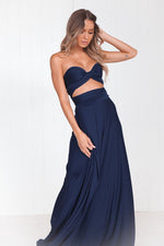 The Perfect Date Multiway Maxi Dress (Navy)