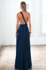 The Perfect Date Multiway Maxi Dress (Navy)