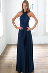 The Perfect Date Multiway Maxi Dress (Navy)