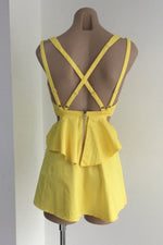 Zenith Mini Dress (Yellow)