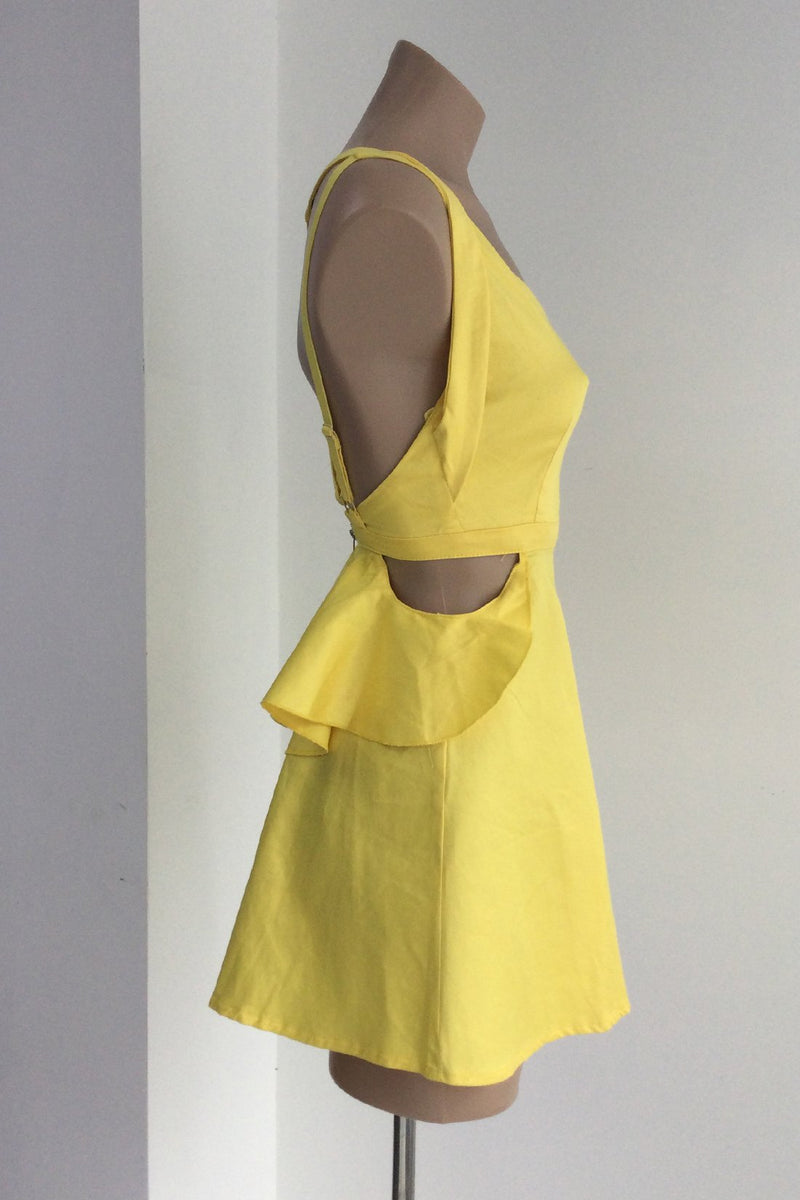 Zenith Mini Dress (Yellow)