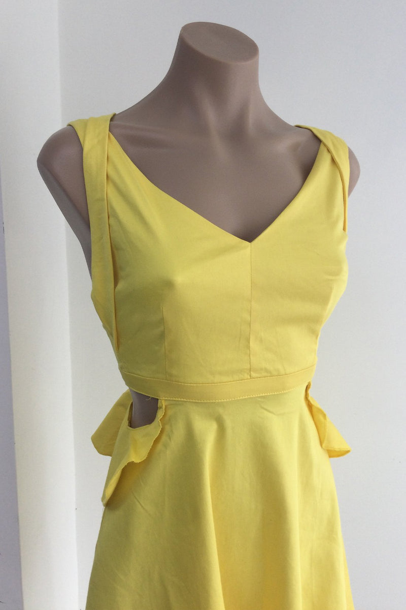 Zenith Mini Dress (Yellow)