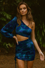*Calista Mini Dress (Blue)