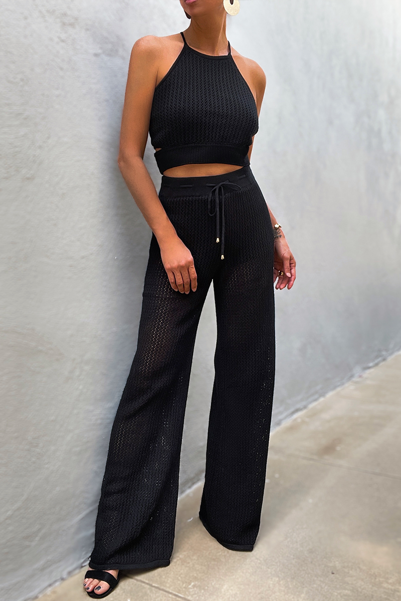 *Jordina Knit Top (Black)
