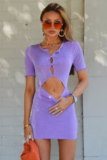 *Tori Mini Dress (Lilac)
