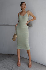 **Dukes Midi Dress (Sage) - BEST SELLING