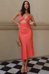 *Verse Slip Dress (Coral)