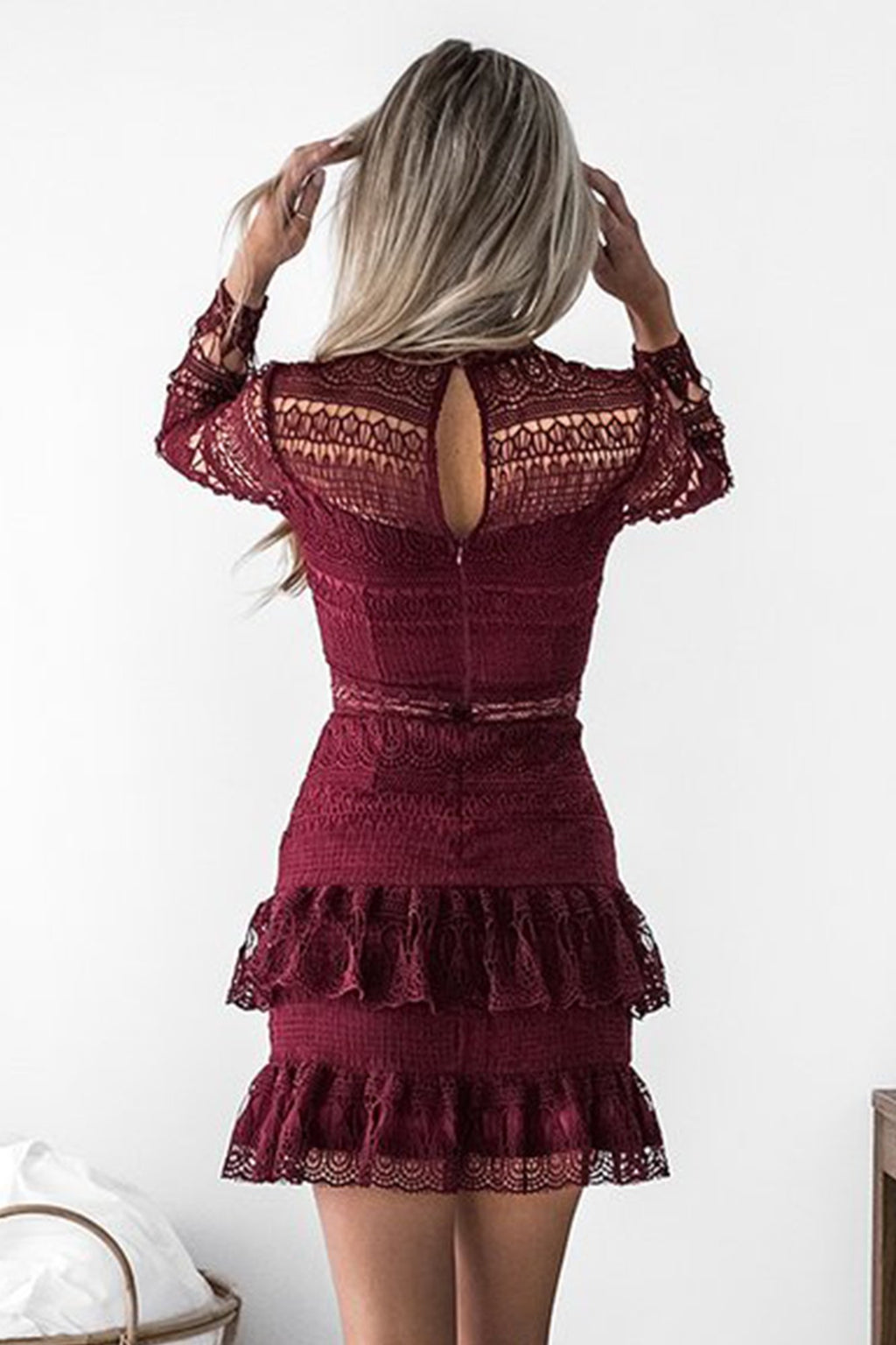 Victorian Dress  (Wine)